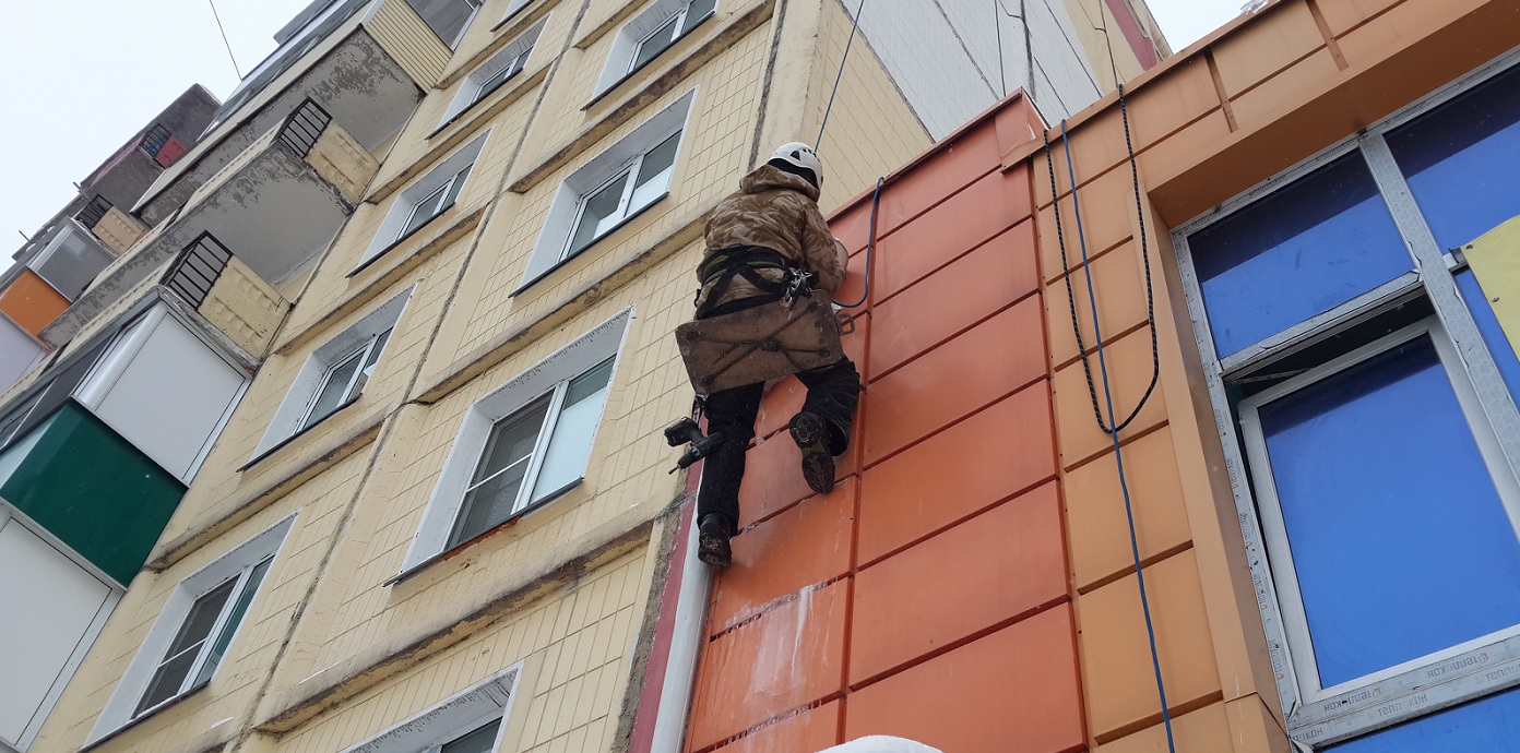 Услуги промышленных альпинистов для высотных работ в Чукотском АО