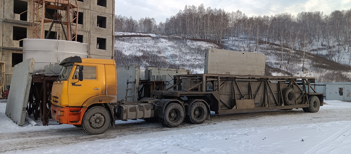Аренда и услуги панелевозов для перевозки ЖБИ изделий в Чукотском АО