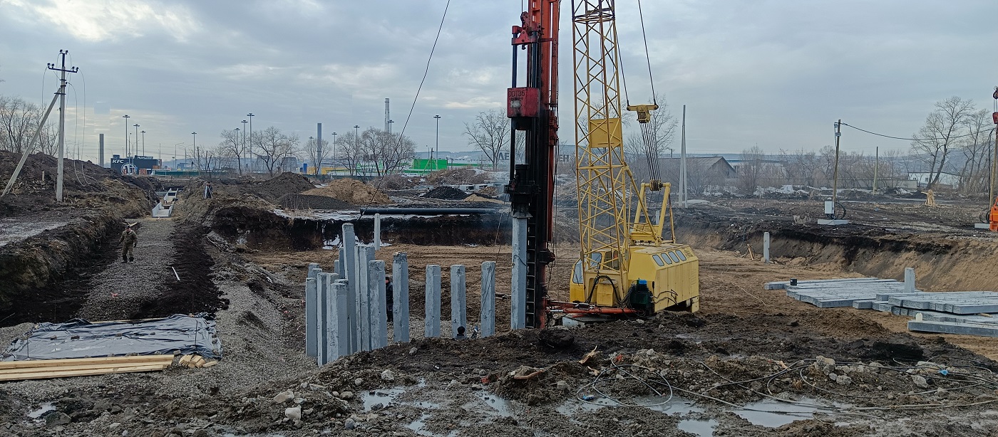 Аренда сваебоя для забивки бетонных свай в Чукотском АО